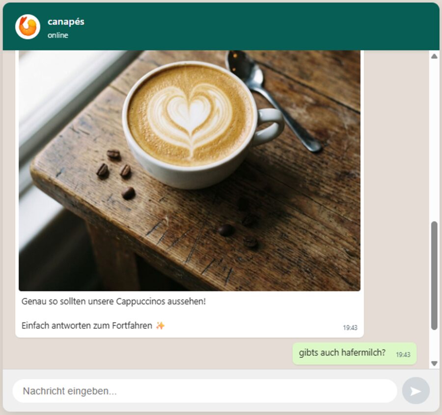 Willkommen im Café „Barista Bros"