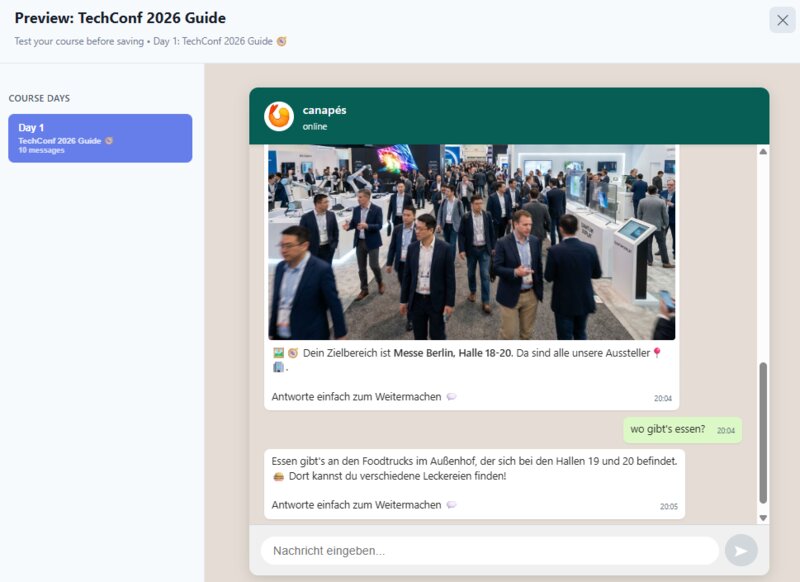 Digitaler Event-Begleiter Lösung
