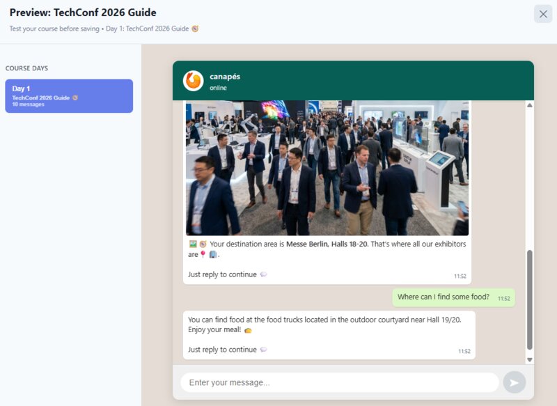 Digital event companion solution