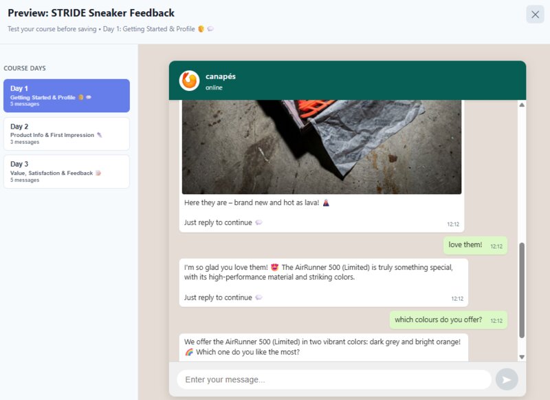 Voice message feedback
